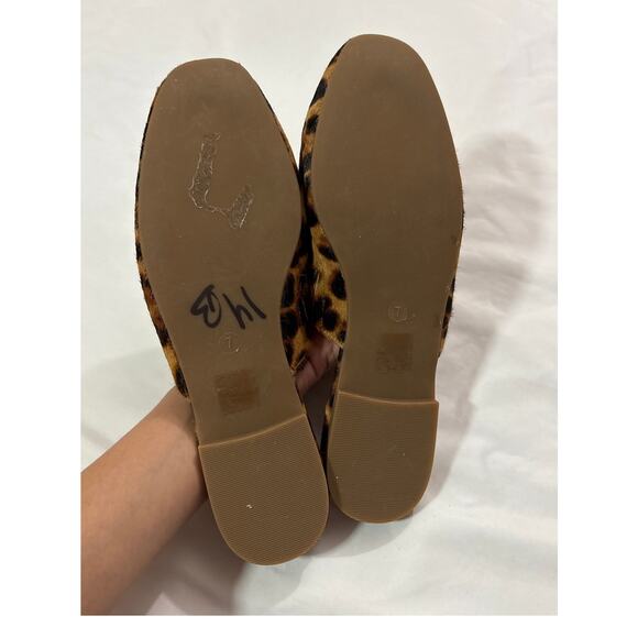 Madewell Womens 7 The Cory Mule Leopard Print Leather Flats Contemporary - Picture 8 of 8